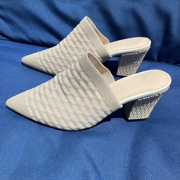 Shoes - Tan size 35 Heeled Mule
